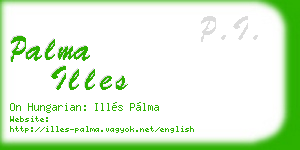 palma illes business card